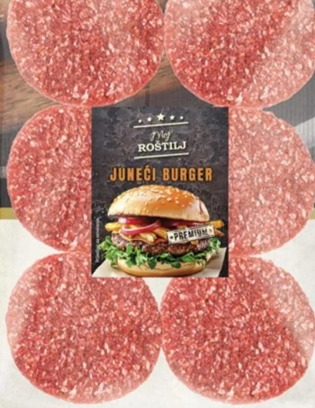 Burger juneći 6/1 900 g Prof Roštilj Akcija u trgovini Stanić Diskont