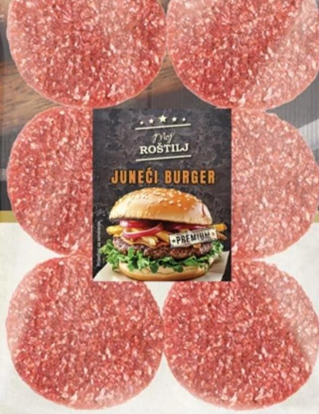Burger juneći 6/1 900 g Prof Roštilj Akcija u trgovini Stanić Diskont