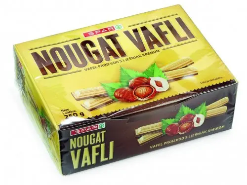 SPAR Vafli Nougat 250 g Akcija u trgovini Spar
