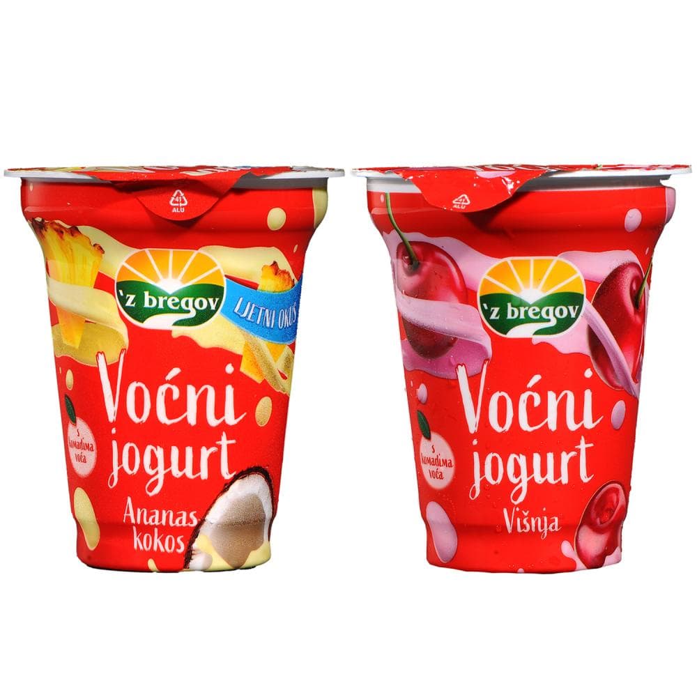 Vindija 'z bregov Voćni jogurt 150 g Akcija u trgovini Ribola