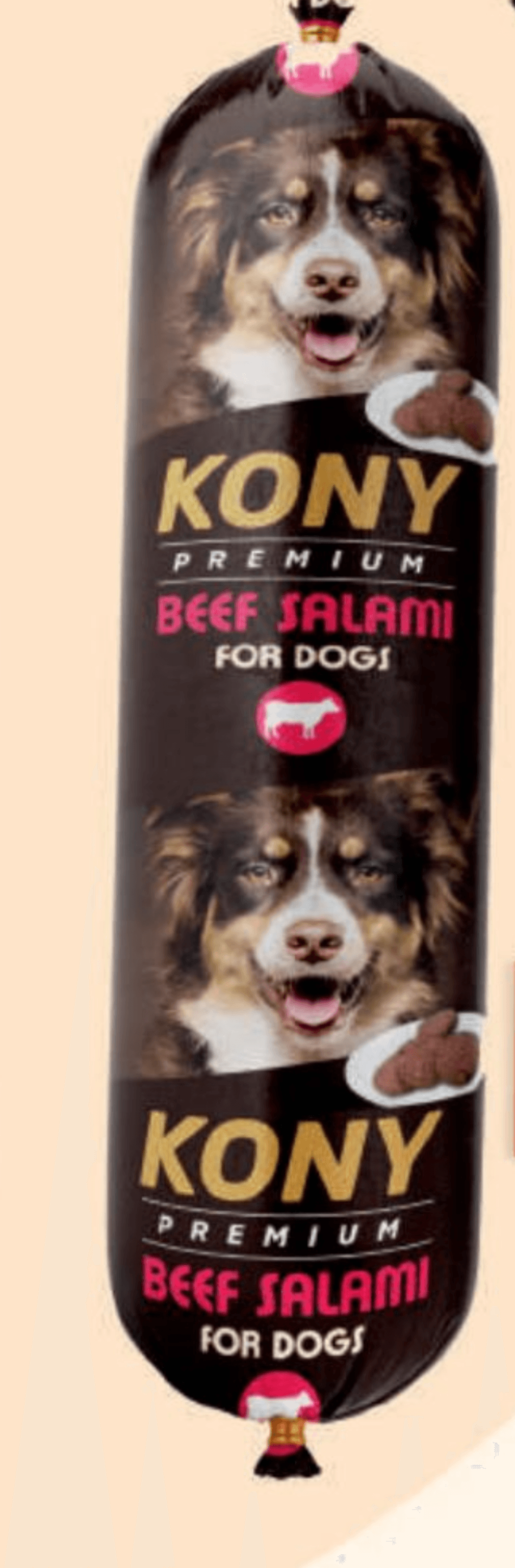 Hrana za pse Kony Beef salami 1 kg Akcija u trgovini Boso