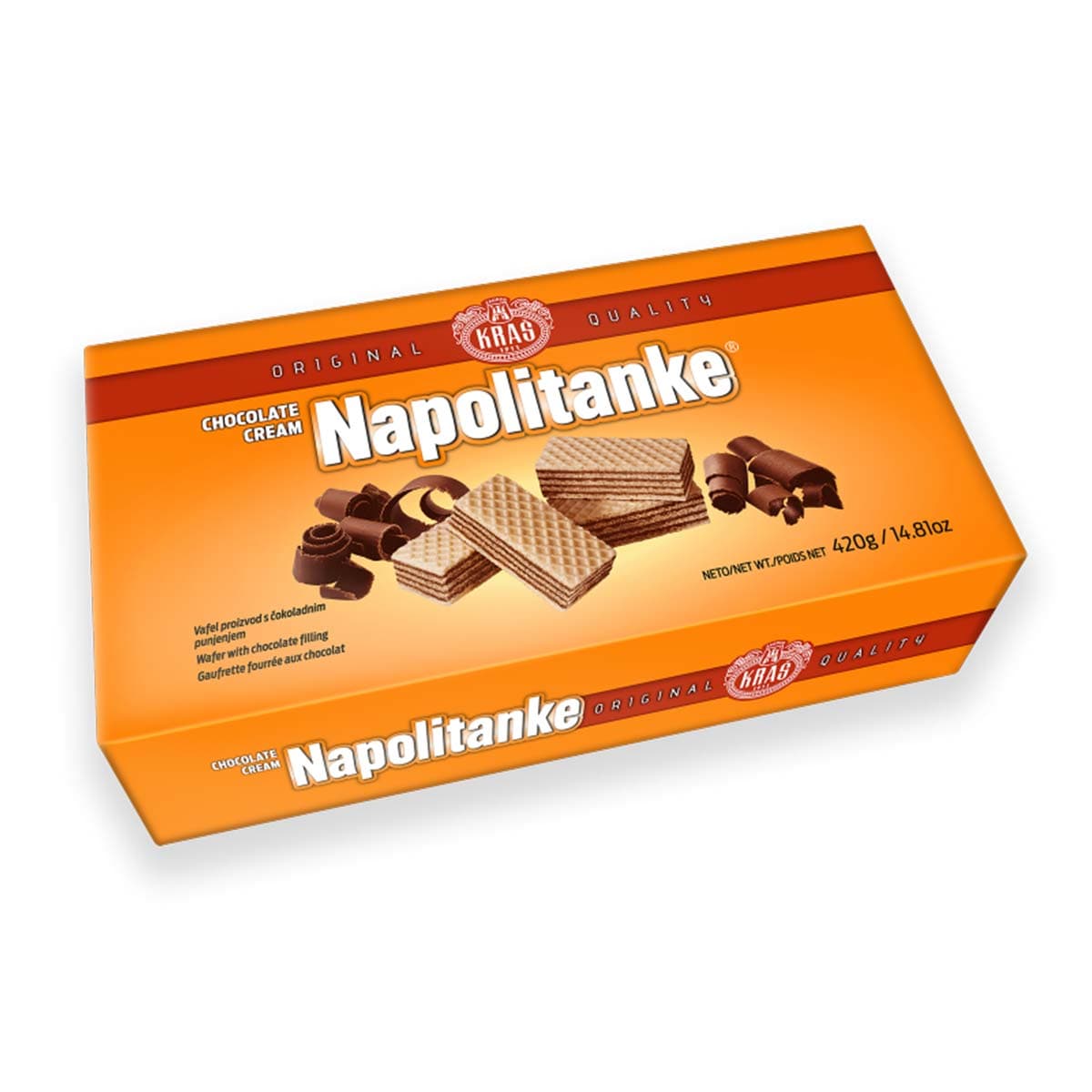 Kraš Napolitanke 420g Akcija u trgovini Konzum