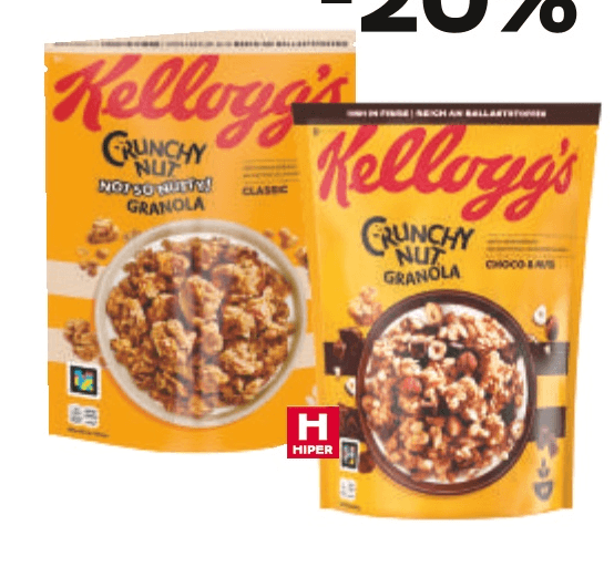 Kellogg's Granola - Akcija u trgovini Tommy