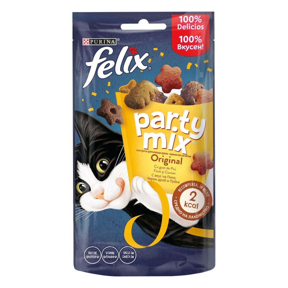 Felix Party Mix poslastice za mačke 60g Purina Felix - Akcija u trgovini Konzum