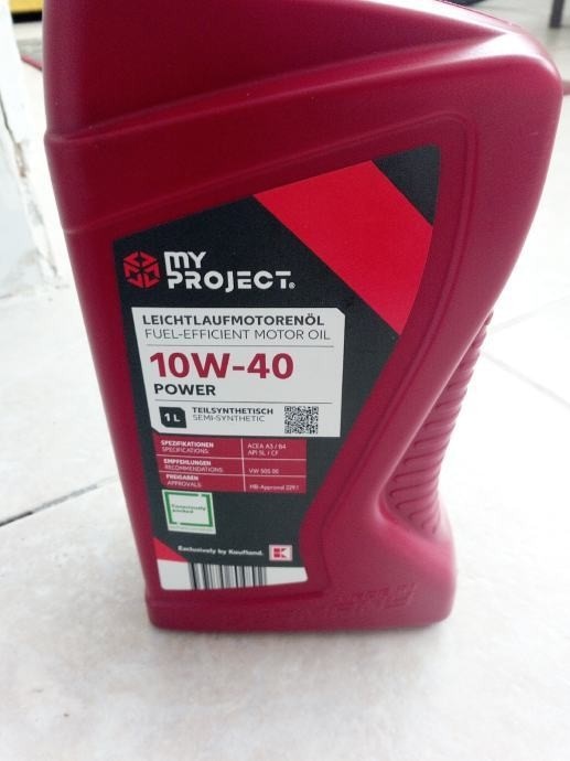 MY PROJECT Motorna ulja 1L - Akcija u trgovini Kaufland