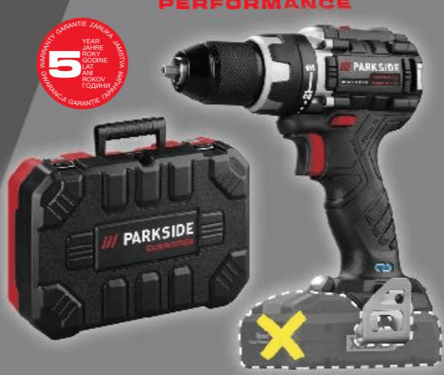 Parkside Performance® aku odvijač-bušilica Akcija u trgovini Kaufland