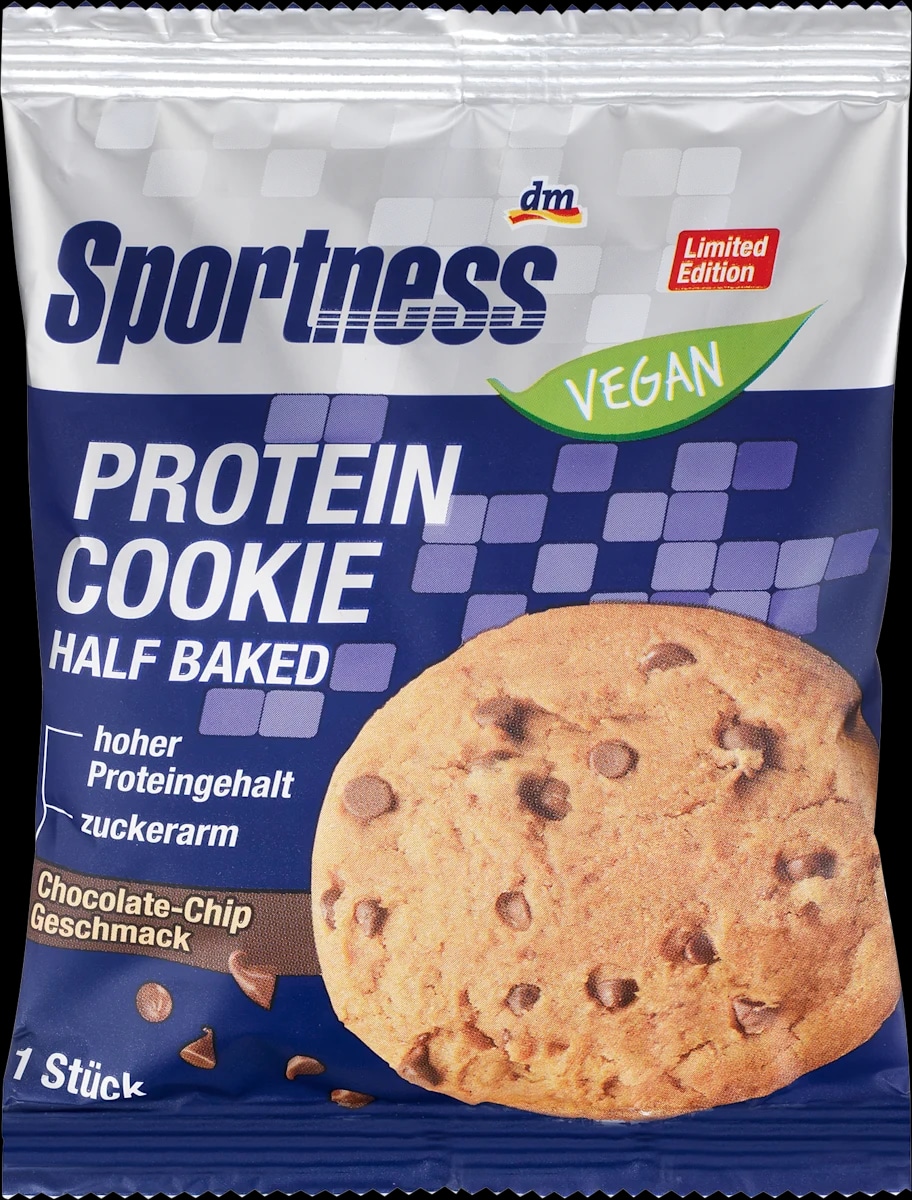 Sportness proteinski keks s komadićima čokolade 75 g - Akcija u trgovini Dm