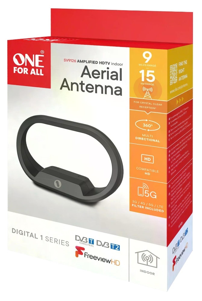 Antena sobna SV9126 5G OFA 1 kom ONE FOR ALL - Akcija u trgovini Spar