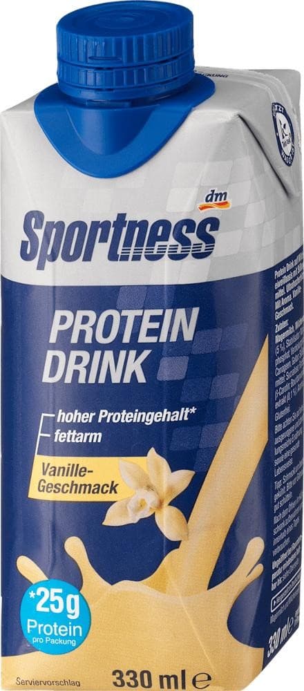 Sportness proteinski napitak s okusom vanilije 330 ml Akcija u trgovini Dm