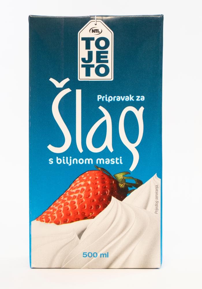 ToJeTo pripravak za šlag s biljnom masti 500 ml Akcija u trgovini 365 Market