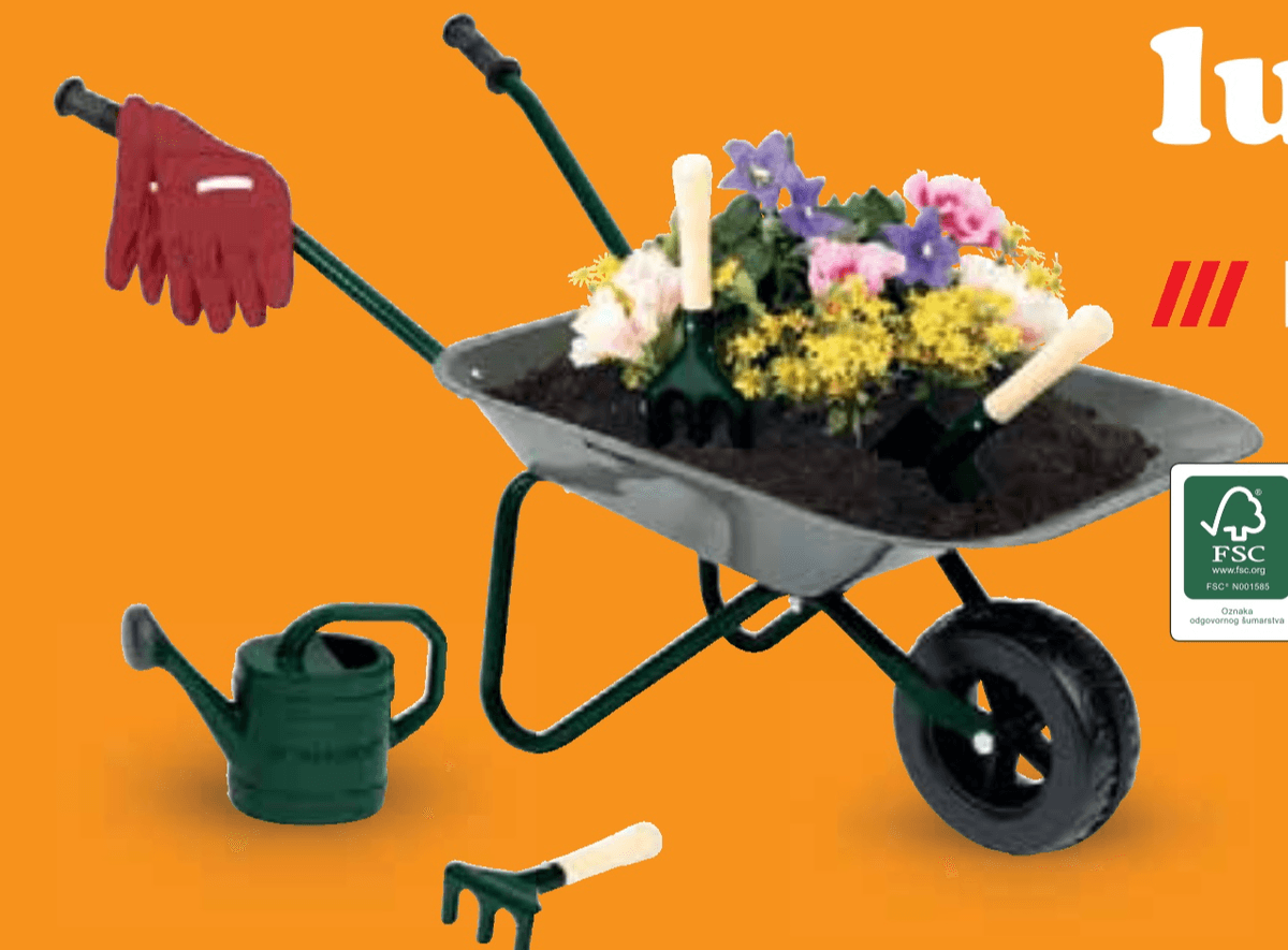 Lupilu Parkside Dječja kolica s vrtnim alatom Set - Akcija u trgovini Lidl