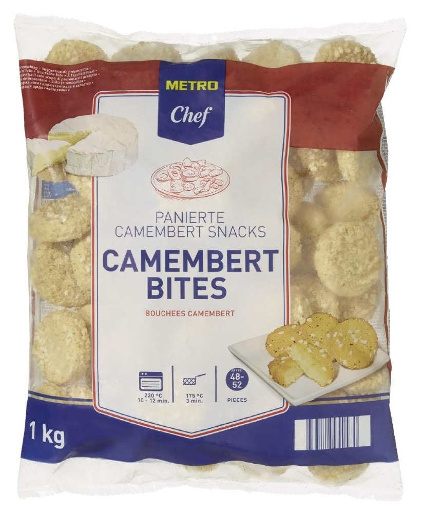 Metro Chef Camembert Bites 1 kg Akcija u trgovini Metro