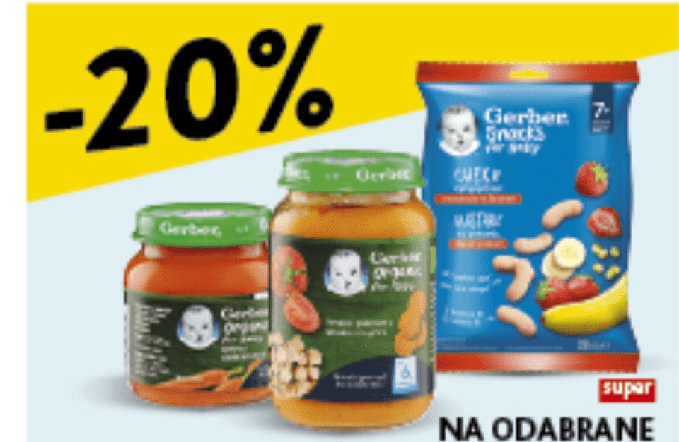 Odabrani Gerber proizvodi - Akcija u trgovini Konzum
