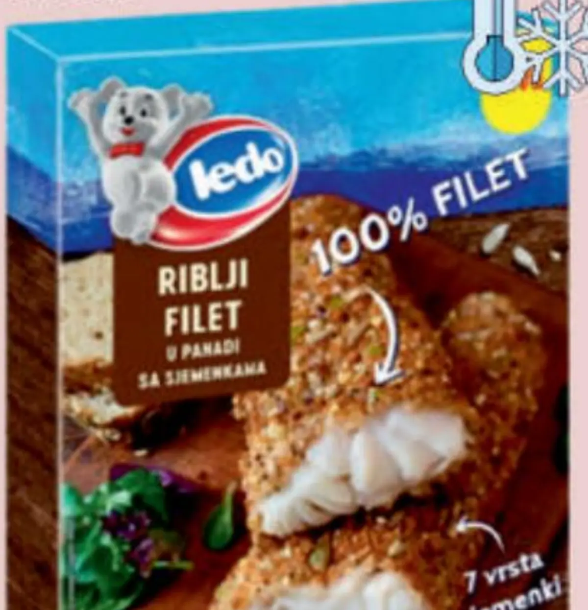 Ledo panirani riblji štapići 250 g Akcija u trgovini Boso