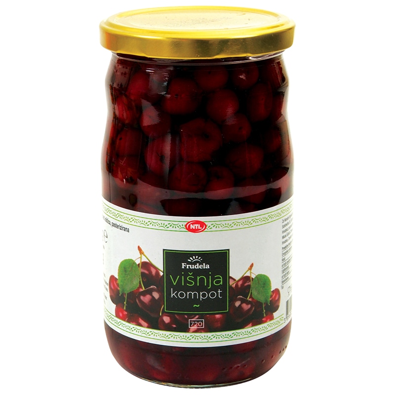 Frudela Kompot od višnje 680 g - Akcija u trgovini Gavranović