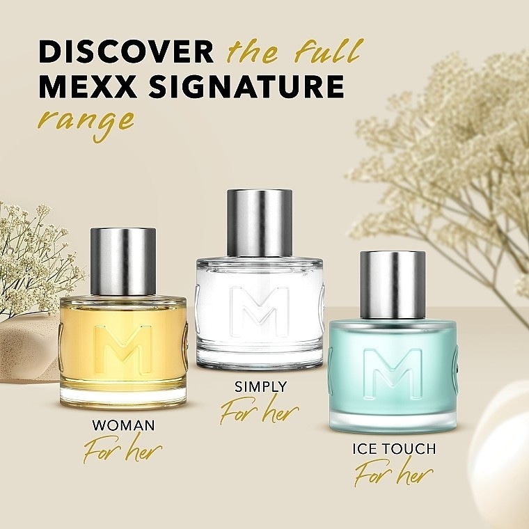 MEXX WOMAN parfemska voda ili MEXX WOMAN ICE TOUCH toaletna voda 40 ml - Akcija u trgovini Mueller