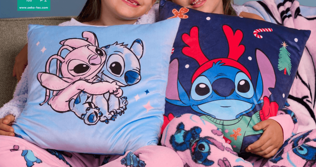 Disney Stitch baršunasti jastuk 40 x 40 cm Akcija u trgovini Kik