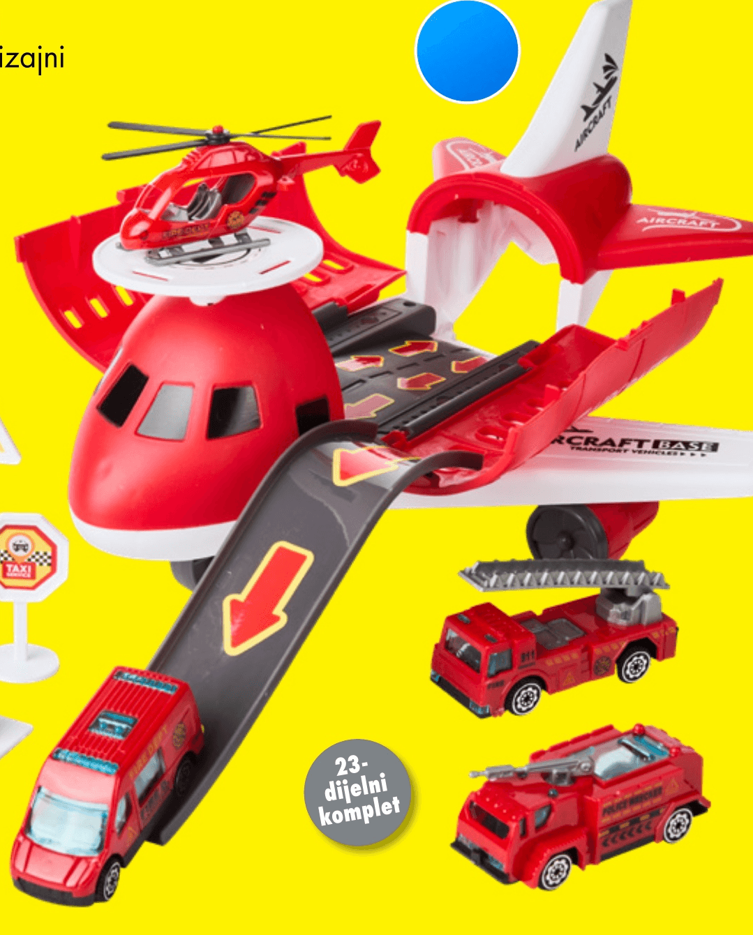 Komplet aviona 23-dijelni komplet - Akcija u trgovini Tedi