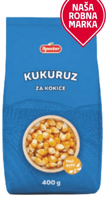 Kukuruz za kokice 400 g Akcija u trgovini Tommy
