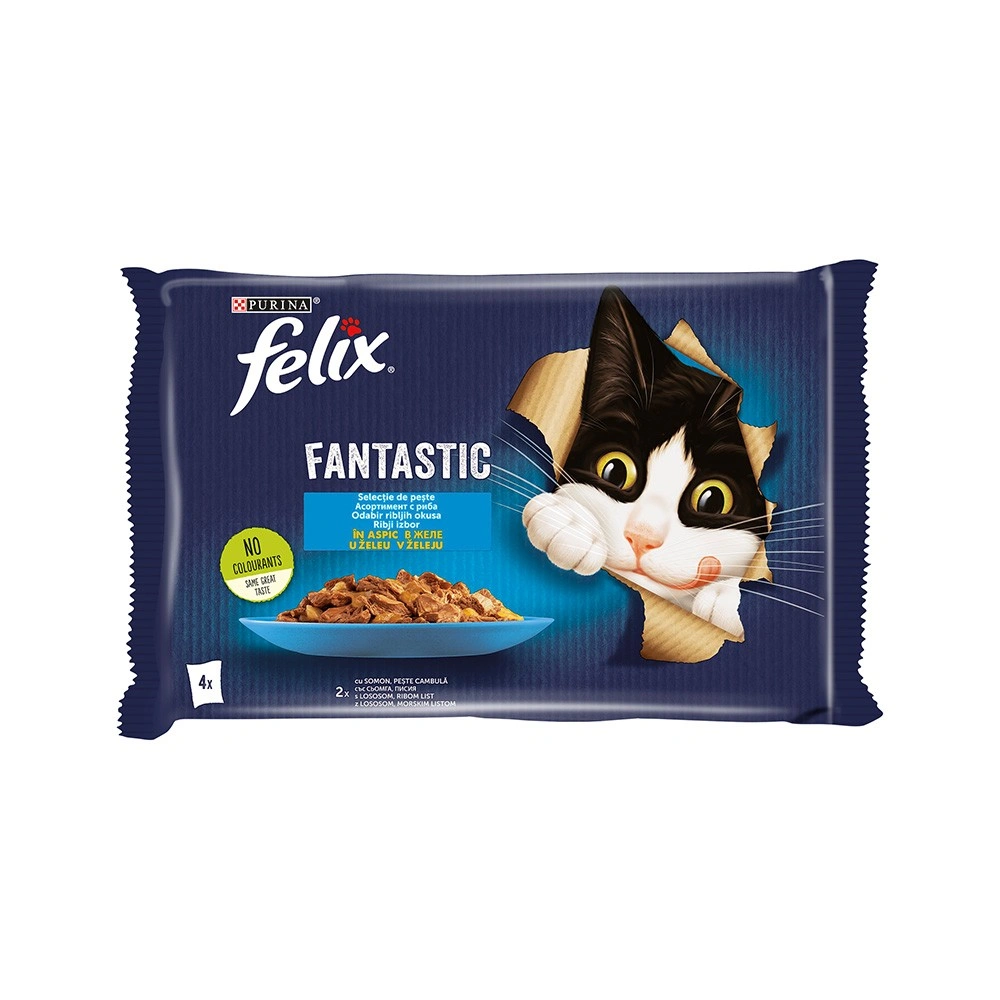 Felix Fantastic losos i list 4x85 g Akcija u trgovini Zoo City