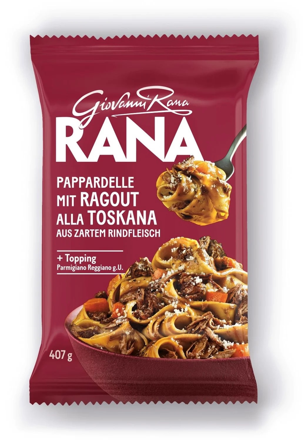 Rana Pappardelle mit Ragout alla Toskana 407g - Akcija u trgovini Žabac