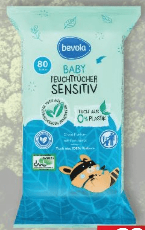 Bevola Baby Vlažne maramice 80/1 - Akcija u trgovini Kaufland