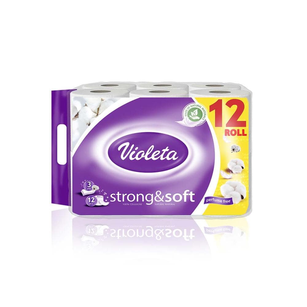 Toaletni papir Violeta Strong & Soft 12 rola Akcija u trgovini Spar