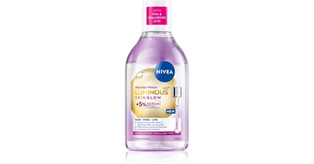 Nivea Luminous Skin Glow Micellar Water 630 ml Akcija u trgovini Bipa