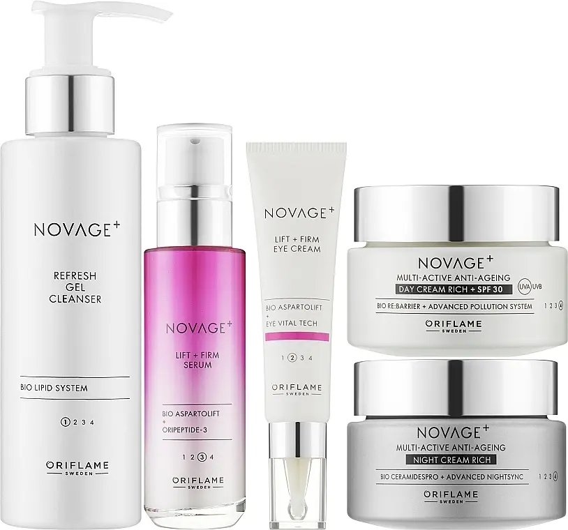 NovAge+ Lift + Firm set 5 proizvoda Akcija u trgovini Oriflame