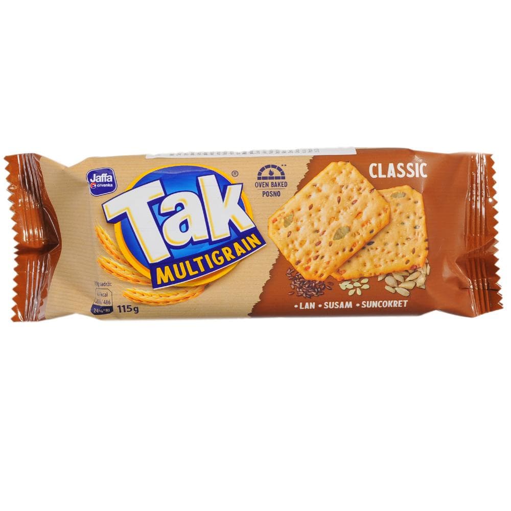 Tak Jaffa Krekeri 115 g ili 125 g Akcija u trgovini Tommy