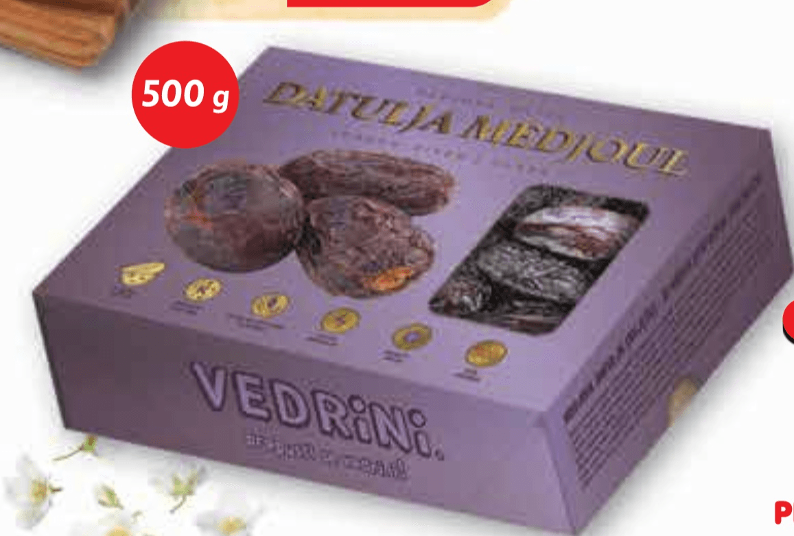 Datulja Medjoul 500 g Vedrini - Akcija u trgovini Plodine