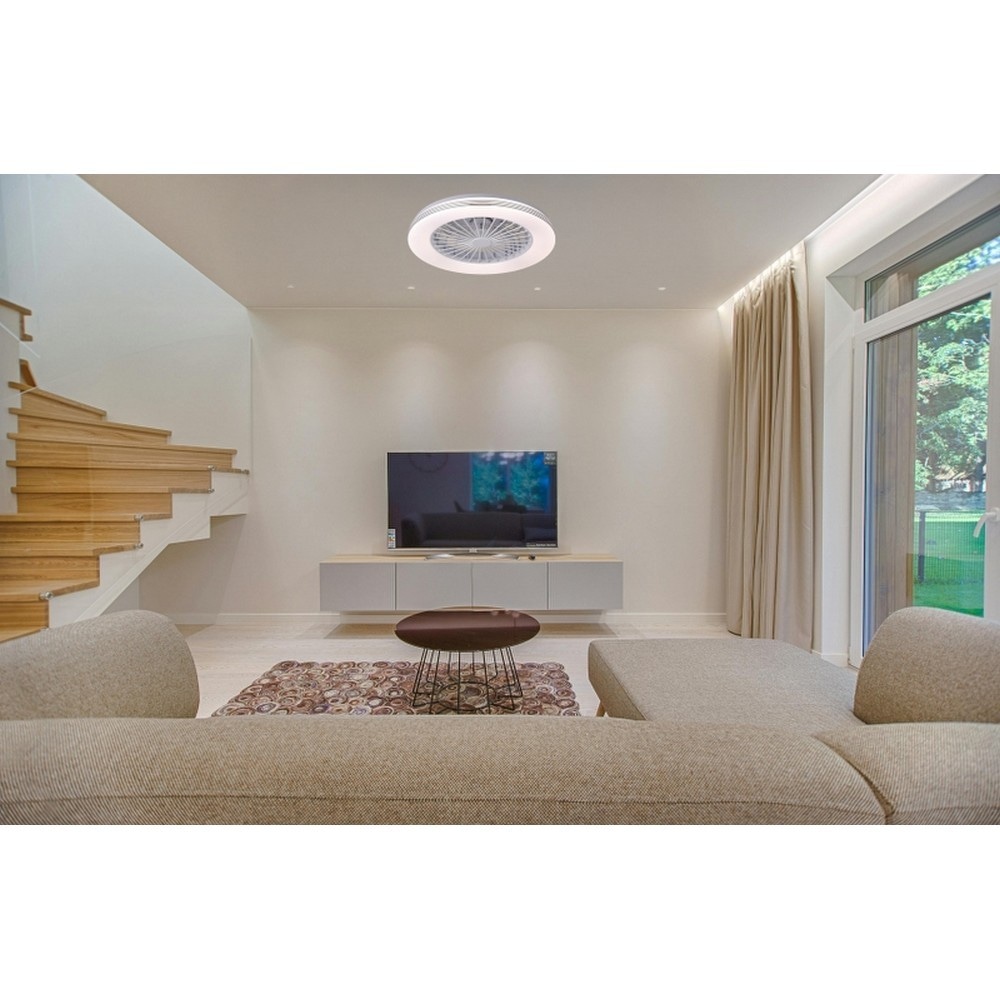 Stropni ventilator s LED rasvjetom ELEONOR 48.6 cm FEROTEHNA - Akcija u trgovini Pevex