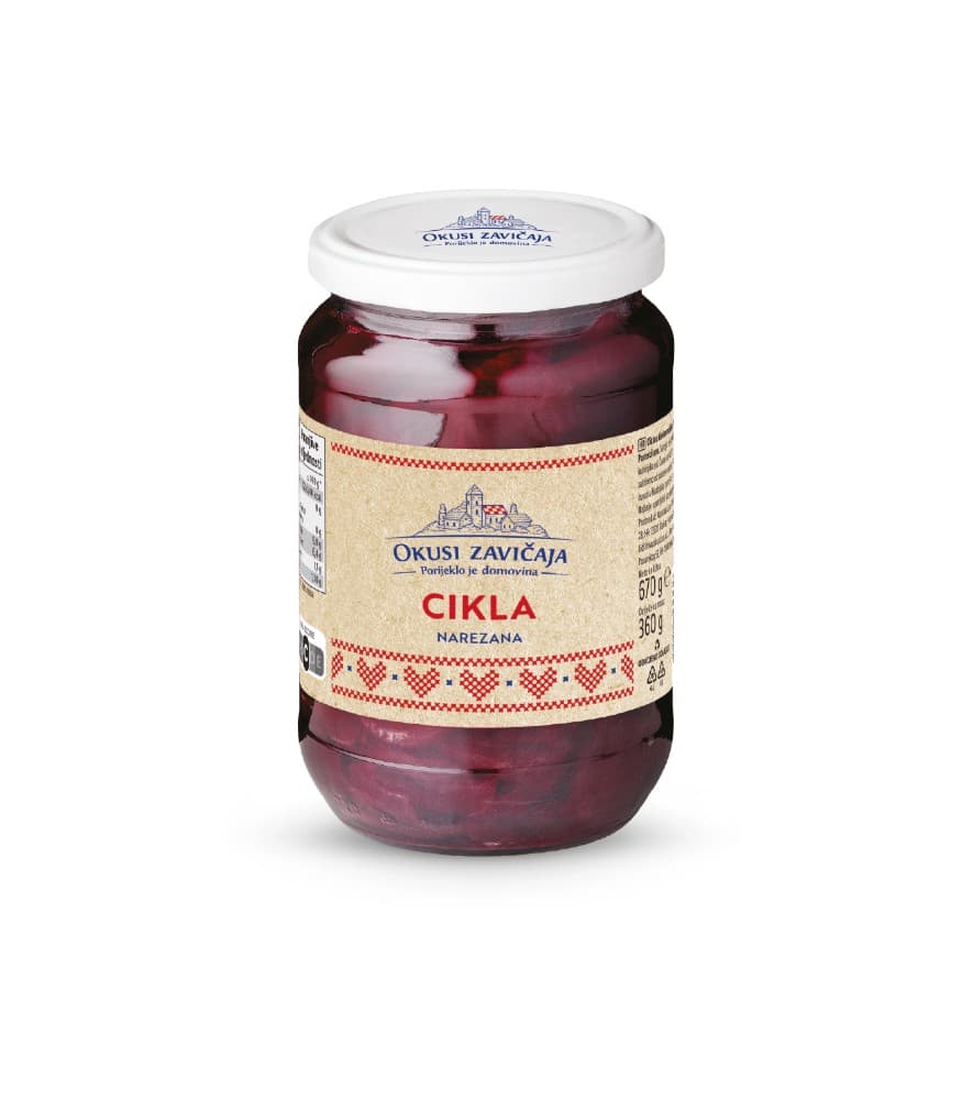 Okusi zavičaja Cikla 4 x 360 g (ocijeđene mase) Akcija u trgovini Lidl