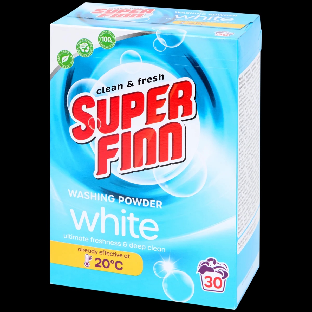 SuperFinn Prašak za rublje White 30 pranja - Akcija u trgovini Action