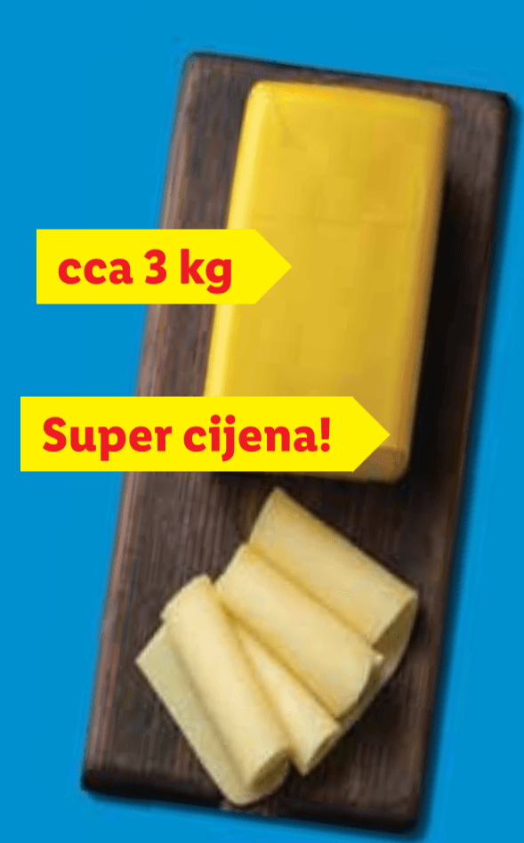 Gouda XXL cca 3 kg - Akcija u trgovini Lidl