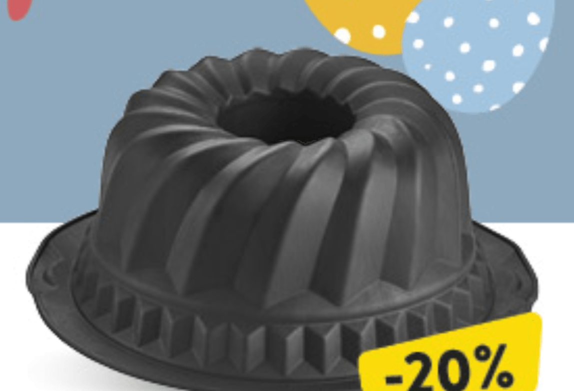 Kalup za kuglof dim.: 24x26,5x11cm - Akcija u trgovini Konzum