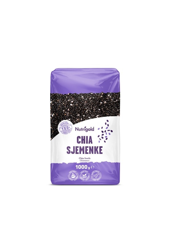 Nutrigold chia sjemenke 1000 g Akcija u trgovini Bipa