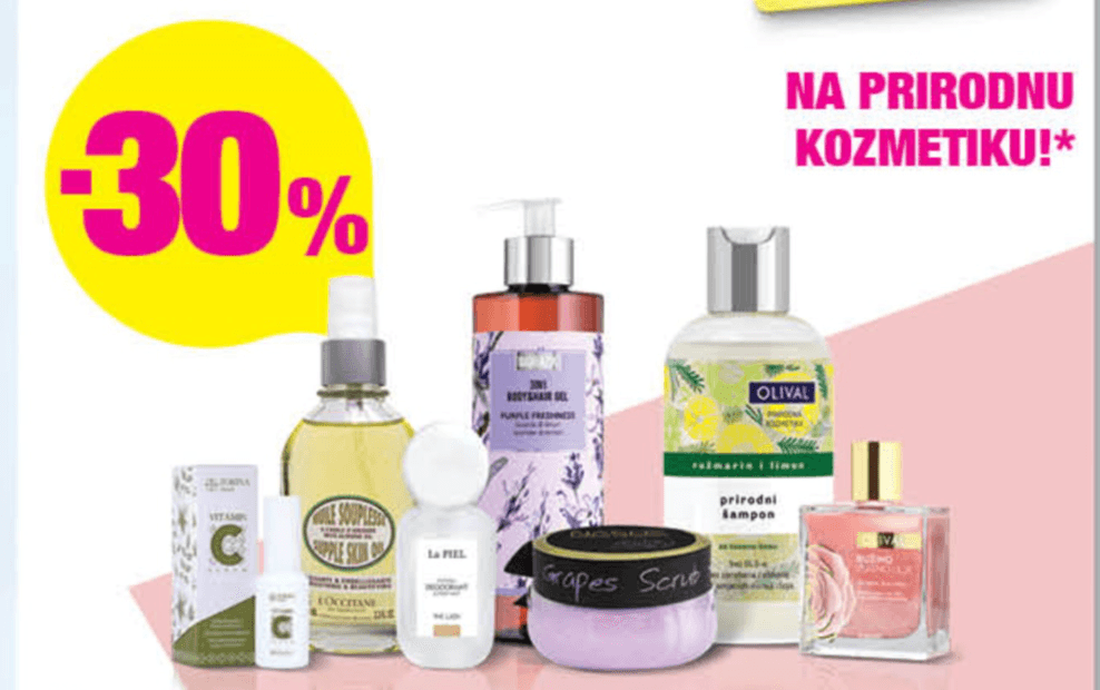 Prirodna kozmetika - Akcija u trgovini Bipa