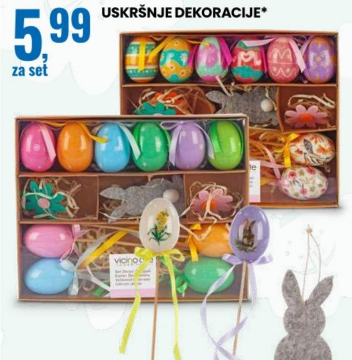 Uskršnje dekoracije - Akcija u trgovini Eurospin