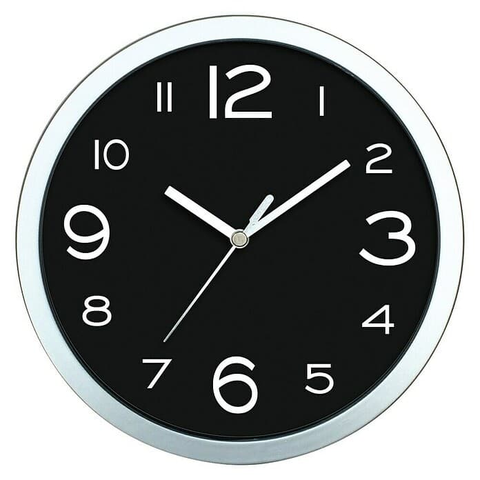 Zidni sat Basic Ø 20 cm Akcija u trgovini Bauhaus