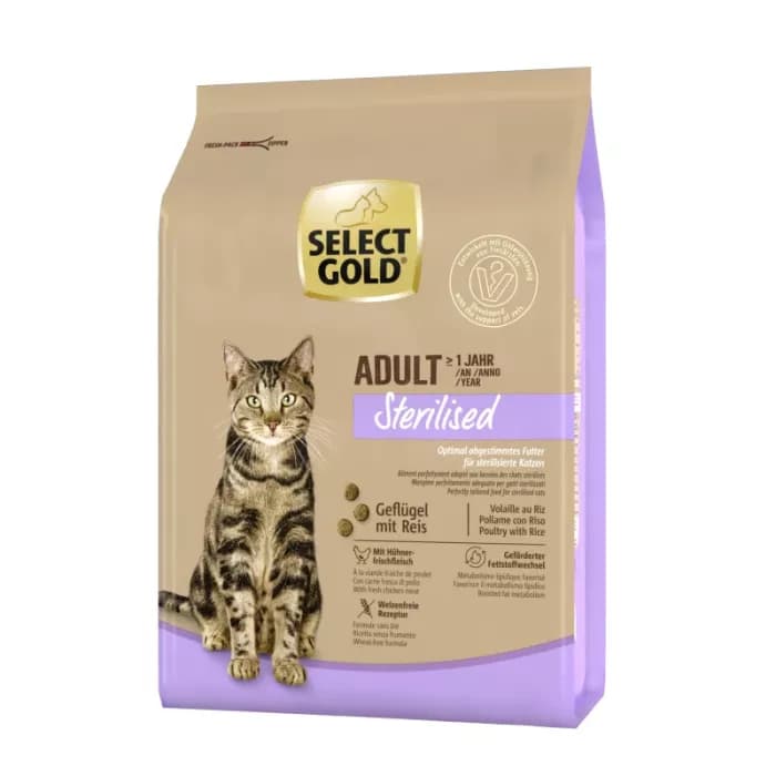 Select Gold Adult Sterilised 7 kg Akcija u trgovini Zoo City