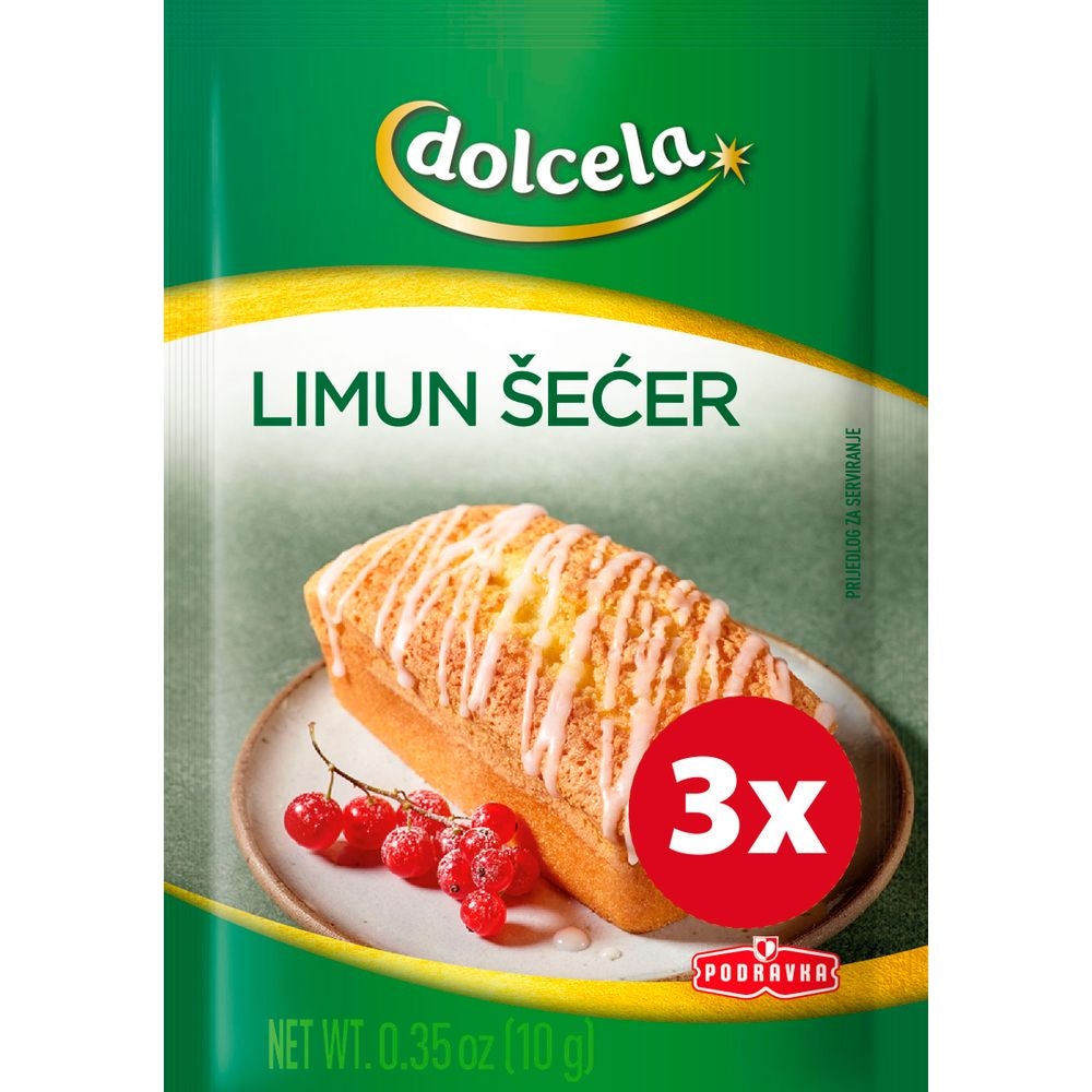 Podravka Dolcela limun šećer 3 x 10 g - Akcija u trgovini Ribola