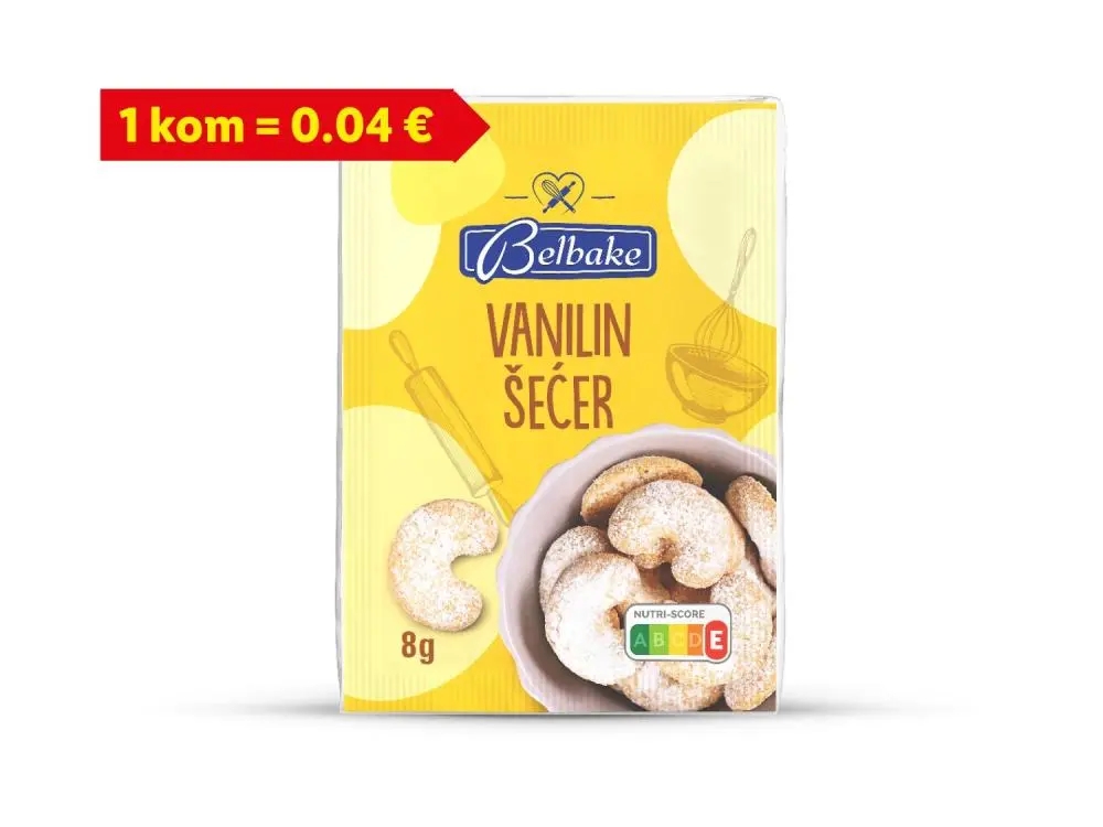 Belbake Vanilin šećer 10 x 8 g Akcija u trgovini Lidl