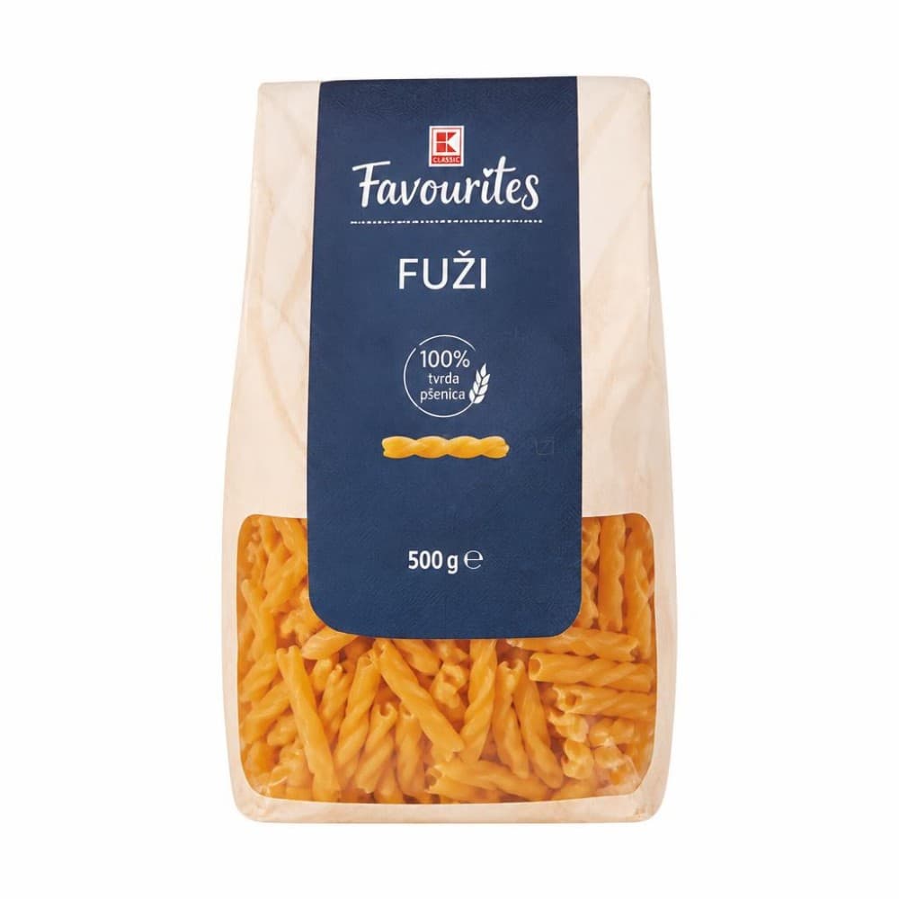 Tjestenina Fuži ili krpice 500 g K Favourites Akcija u trgovini Kaufland