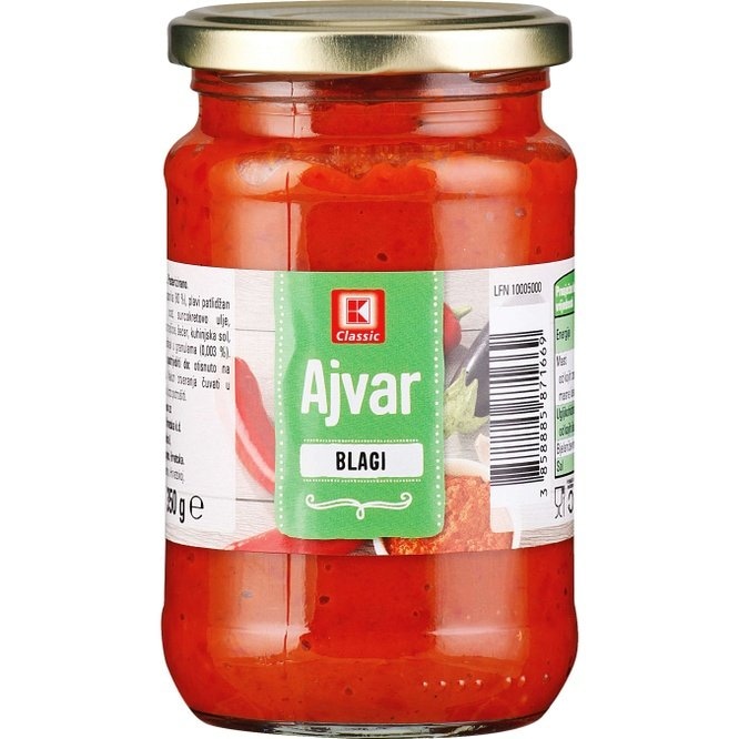 Ajvar 350 g K Classic - Akcija u trgovini Kaufland