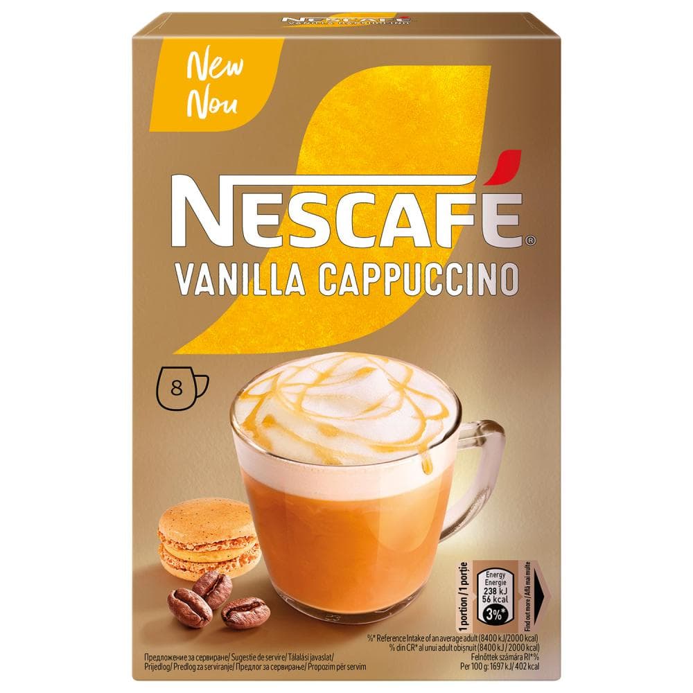 Cappuccino Nescafé Vanilla, Choco 112 g Akcija u trgovini Bakmaz