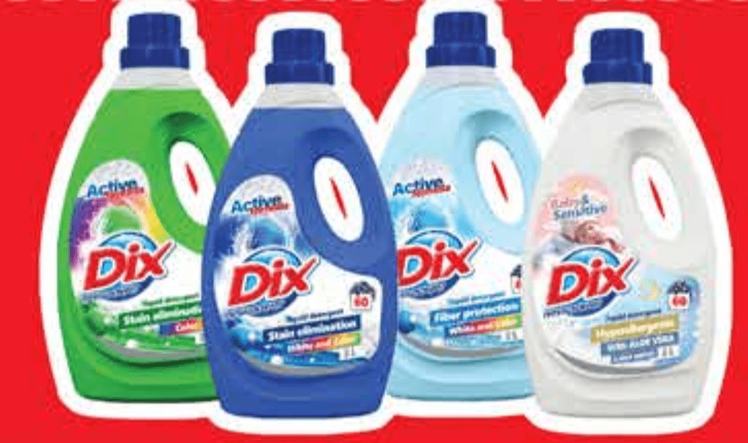 Dix Tekući deterdžent za rublje 3 l - Akcija u trgovini Plodine