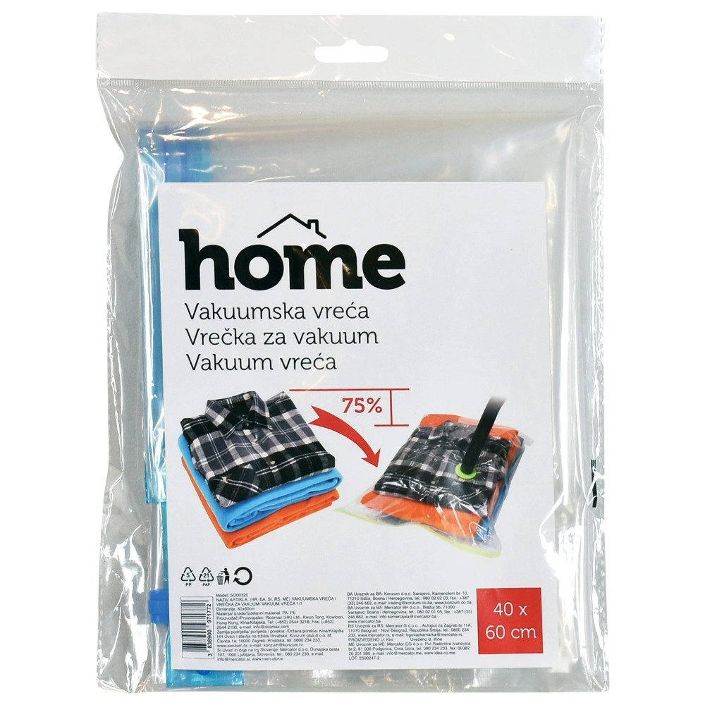 HOME vakuum vreća 40x60cm Akcija u trgovini Konzum