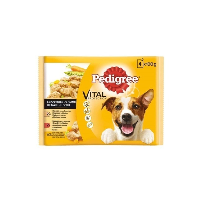 Pedigree s piletinom i janjetinom 4x100 g Akcija u trgovini Zoo City