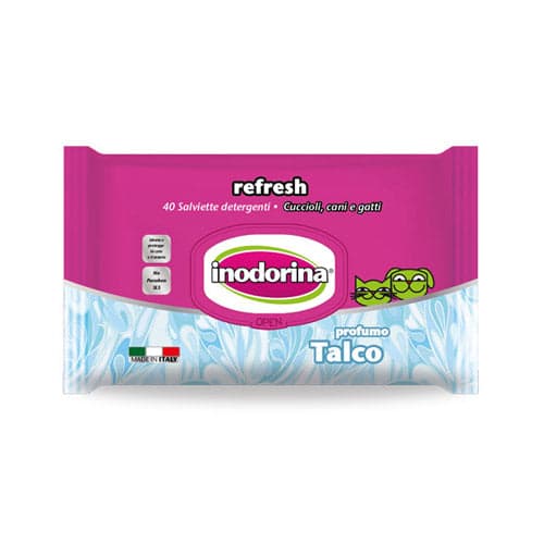 Inodorina Refresh Talcum džepne vlažne maramice 15 kom Akcija u trgovini Zoo City